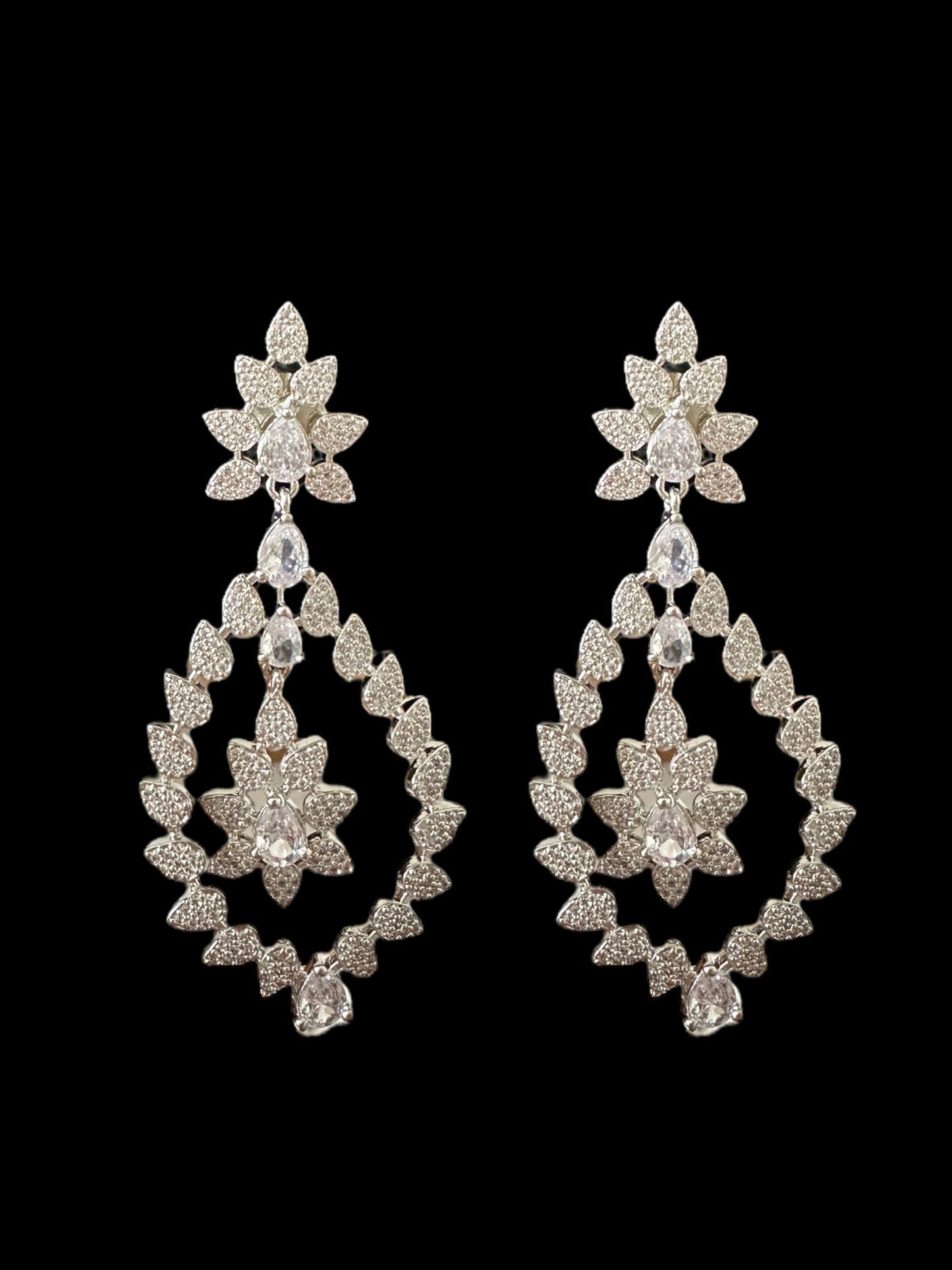 Cz earrings ( READY TO SHIP )