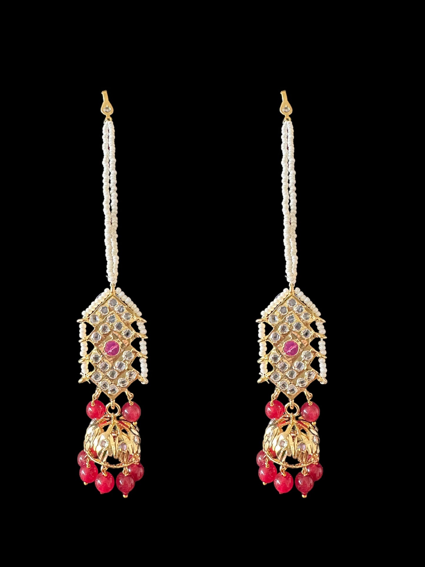 C308 Mahira v style choker with earrings( READY TO SHIP )