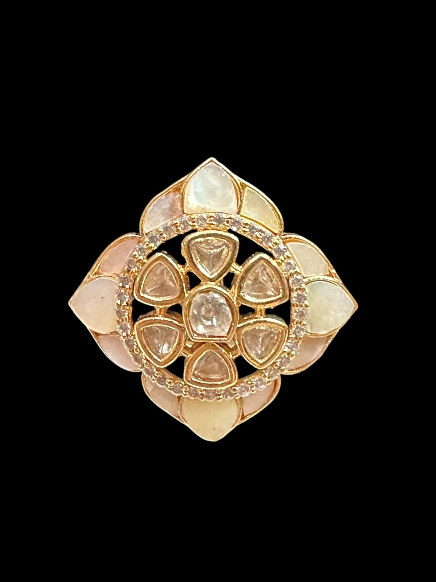 ET550 high quality polki tops - MOTHER OF PEARL ( READY TO SHIP)