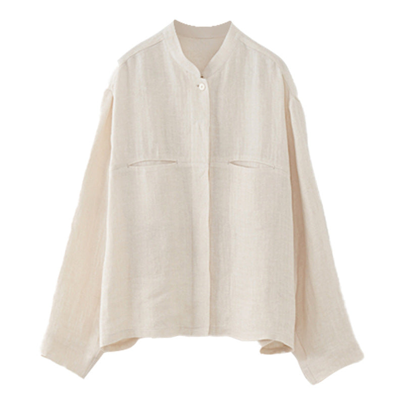 The Natural Edit – Pure Linen Pocket Shirt