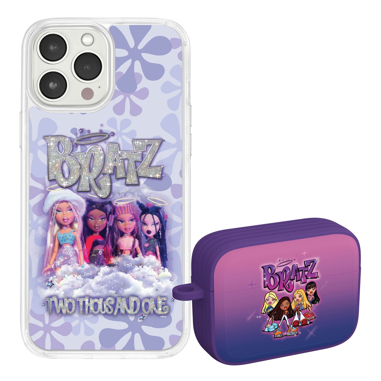 Bratz® Classic HD Apple iPhone 13 Mag-Safe Phone Case and AirPods Pro Combo Package