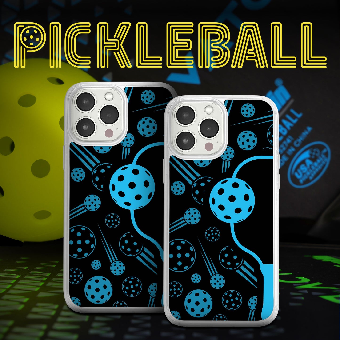 Pickleball HD Apple iPhone 11 Series Phone Case