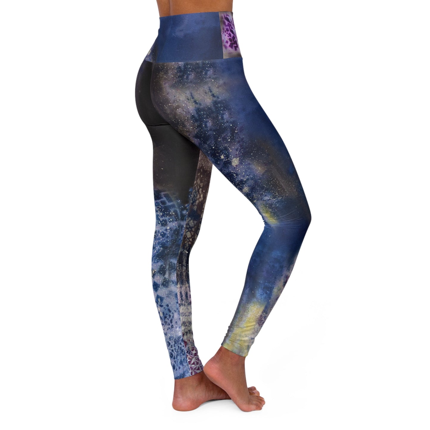 Purple Kaleidoscope Remixx Yoga Leggings