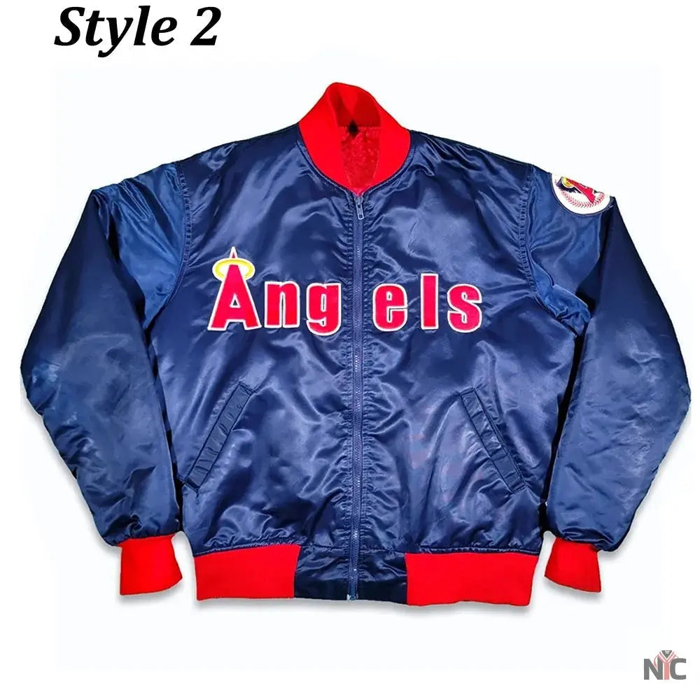 80s California Anaheim Angels Bomber Jacket