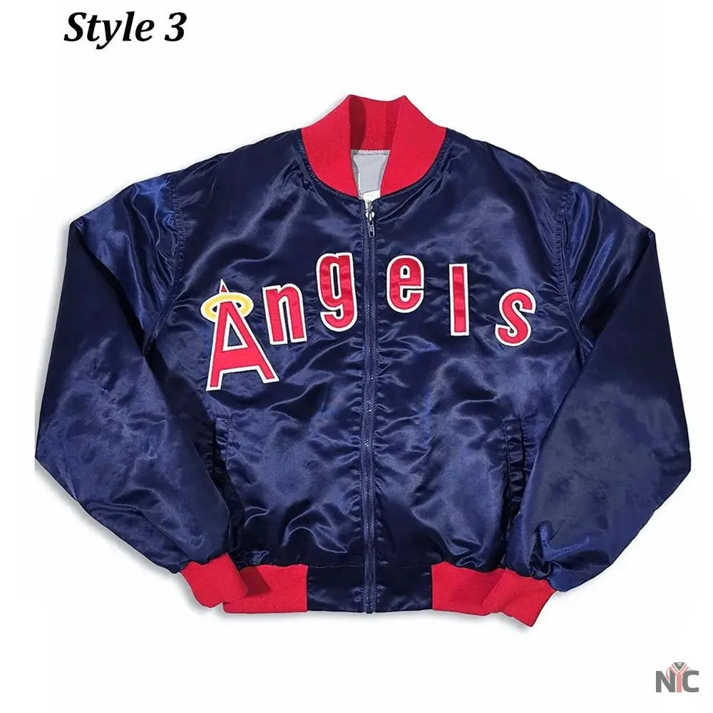 80s California Anaheim Angels Bomber Jacket