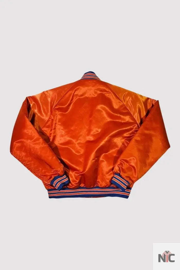 80s Denver Broncos Orange Bomber Jacket