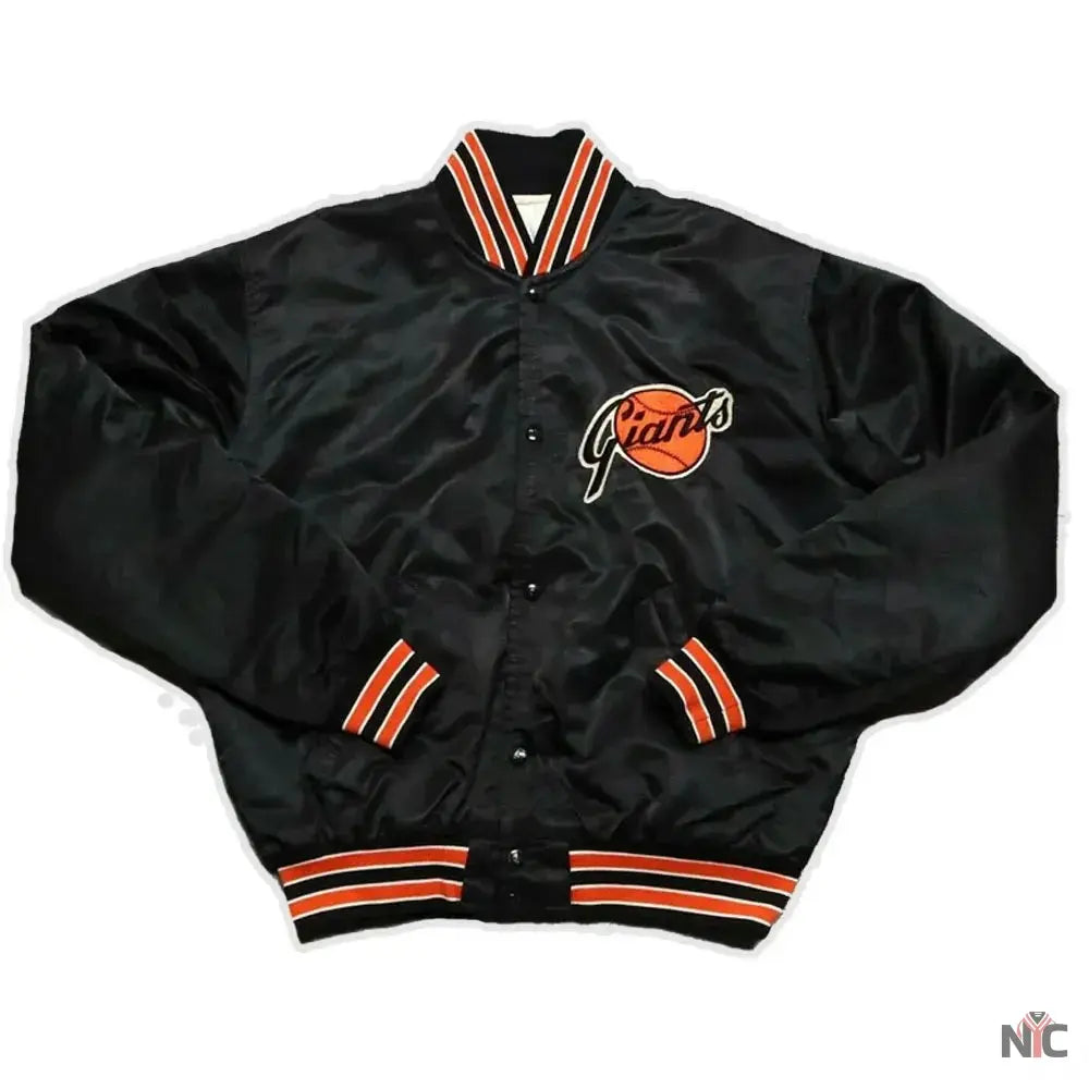 80s San Francisco Giants Bomber Satin Jacket