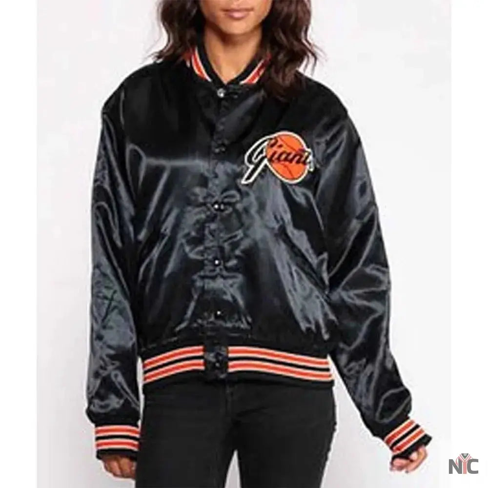 80s San Francisco Giants Bomber Satin Jacket