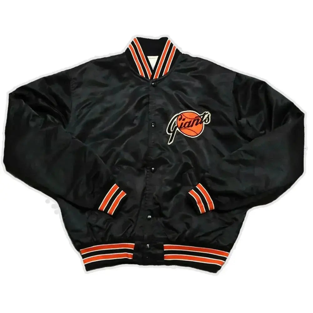 80s San Francisco Giants Bomber Satin Jacket