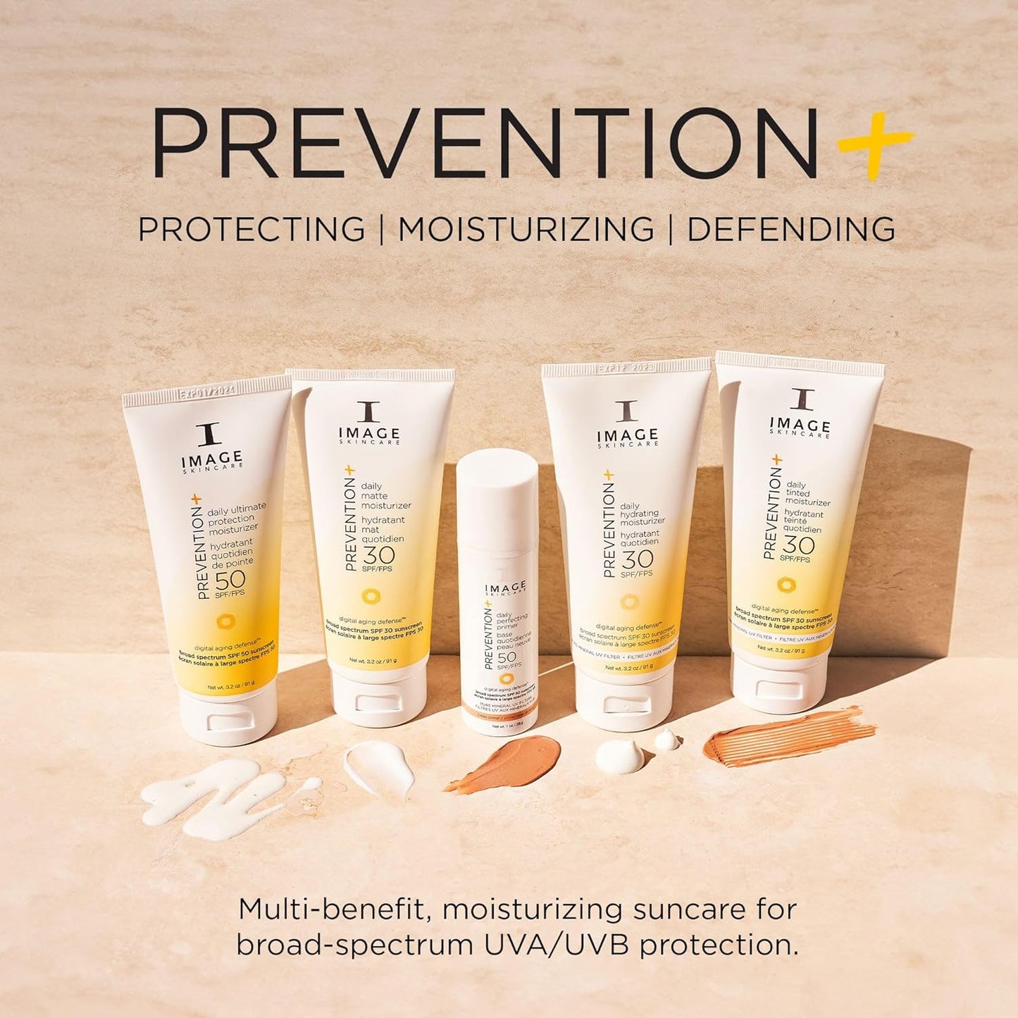 IMAGE Skincare PREVENTION+ Daily Ultimate Protection Moisturizer, SPF 50 Face Sunscreen 3.2 oz