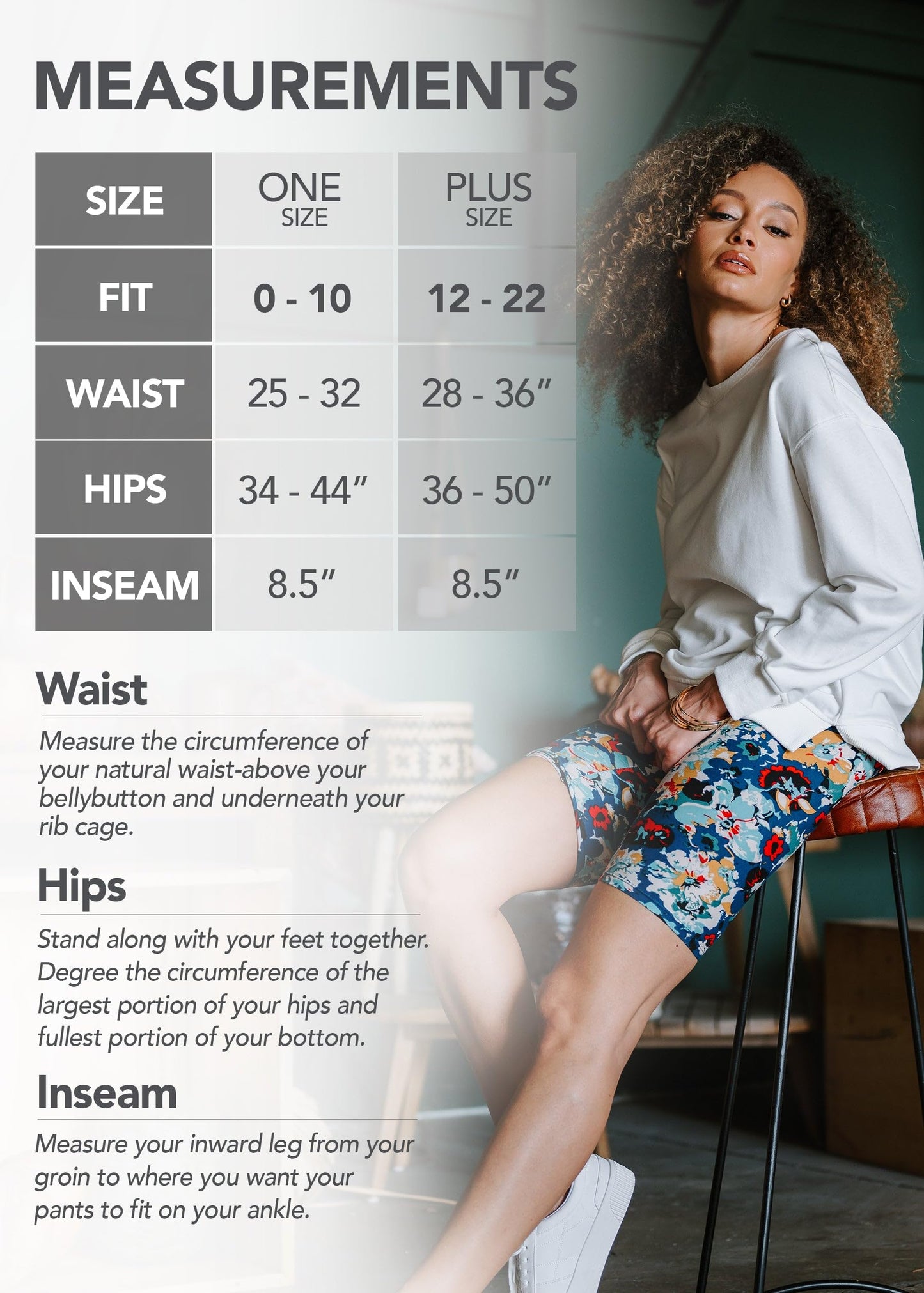 Floral Print Premium Ultra Soft High Waisted Capri Leggings for Women - 3" Wide Band - One Size - PL3-Capri-Bloomsfield-SM