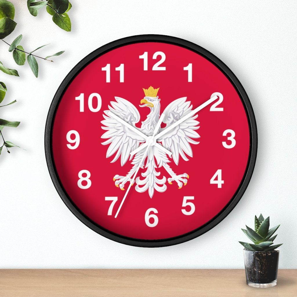 Polish Eagle Wall Clock