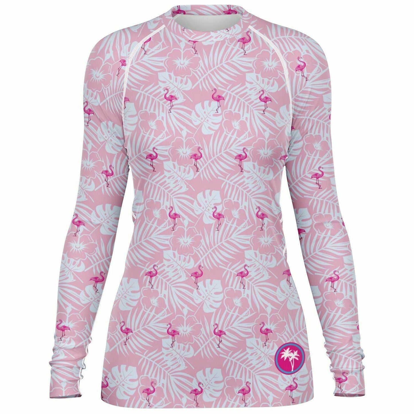 Rad Palm Party Like A Flock Star Women's Rash Guard