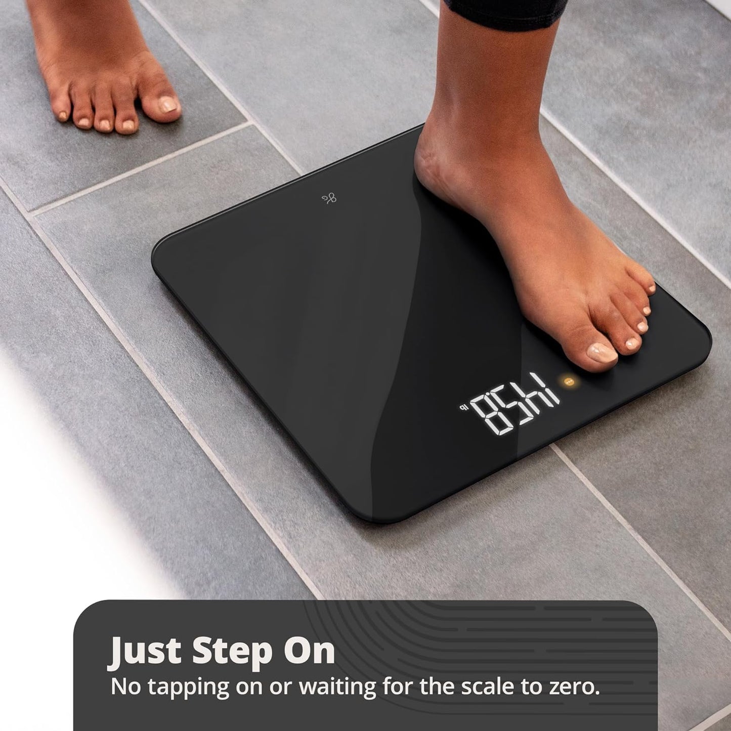 Greater Goods AccuCheck Scale for Body Weight, Bathroom Scale, Designed in St Louis, Ash Grey