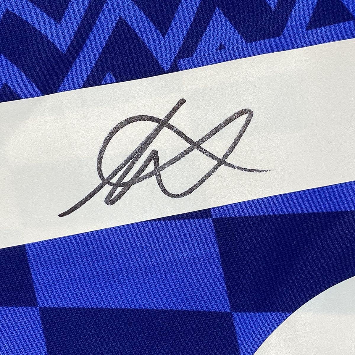 Framed Autographed/Signed Mason Mount 35x39 Chelsea FC Blue Soccer Futbol Jersey Beckett BAS COA