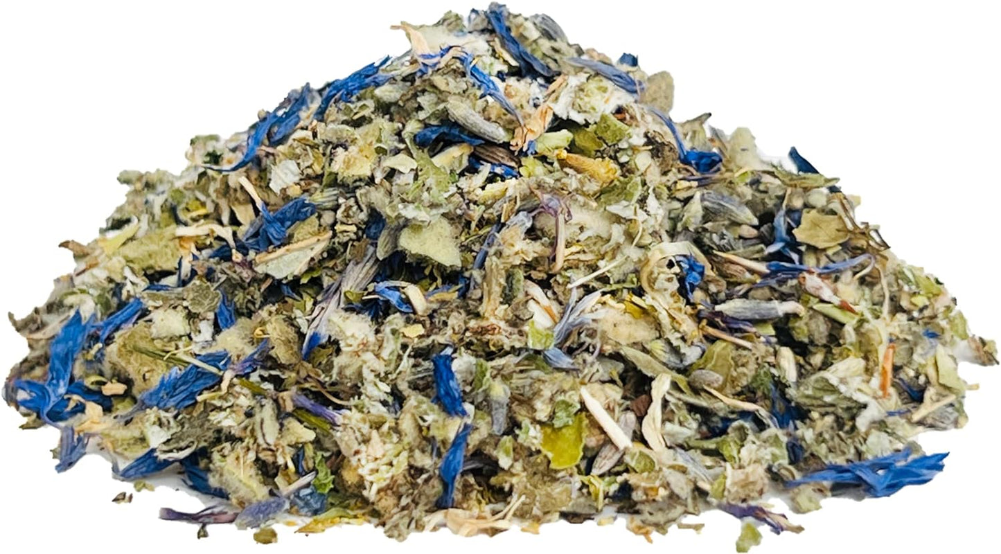 Flora Jane's Smoke & Brew - Sweet Dreams Blend for Relaxation and Sleep - Herbal Smoking Blend, Tea, and Bath Soak - Organic and Wildcrafted (Nicotine and Tobacco-Free Alternative)