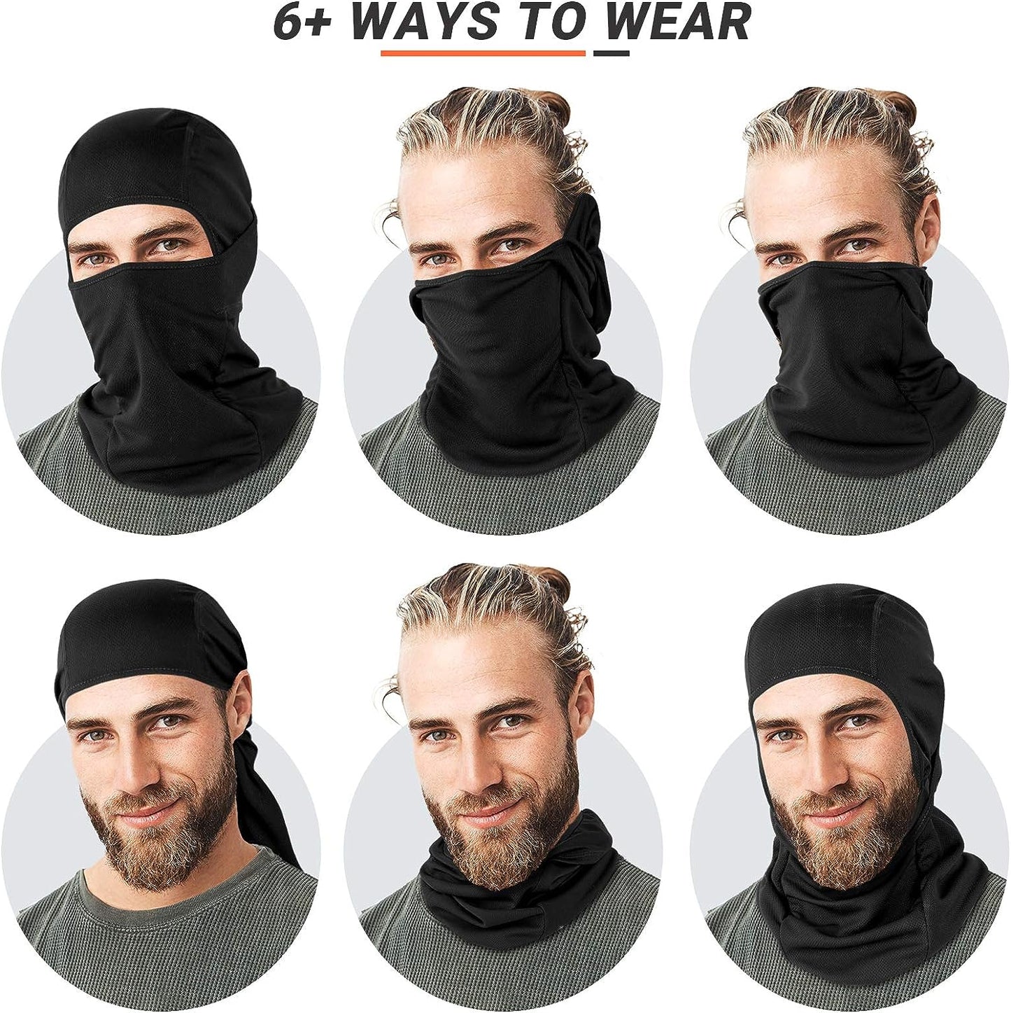 VULKIT Balaclava Face Mask UV Protection for Women Men Leightweight Sun Tatical Hood Fishing Riding Motorcycle