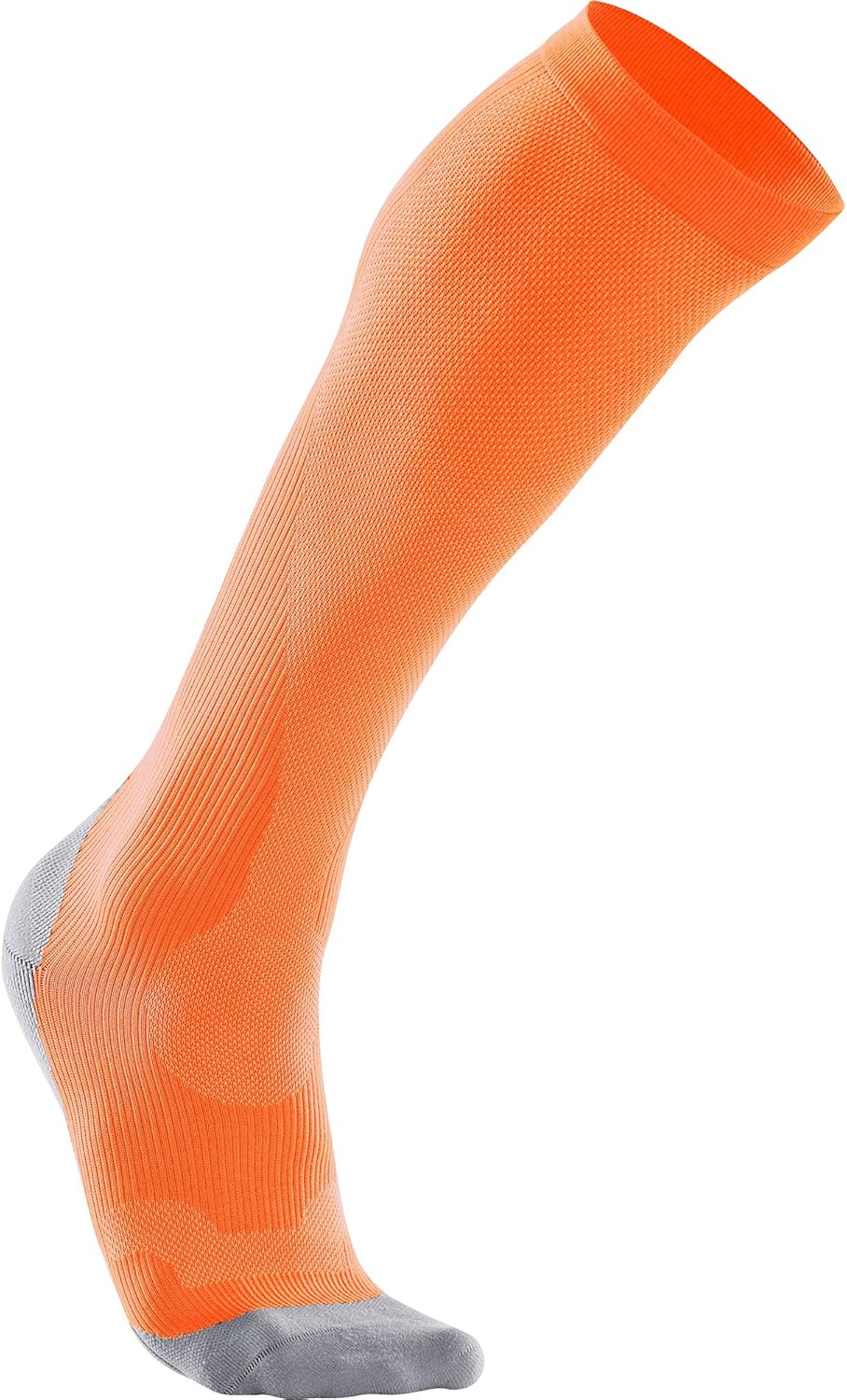 2XU Women's Compression Performance Run Sock - WA2443e (Orange) Small