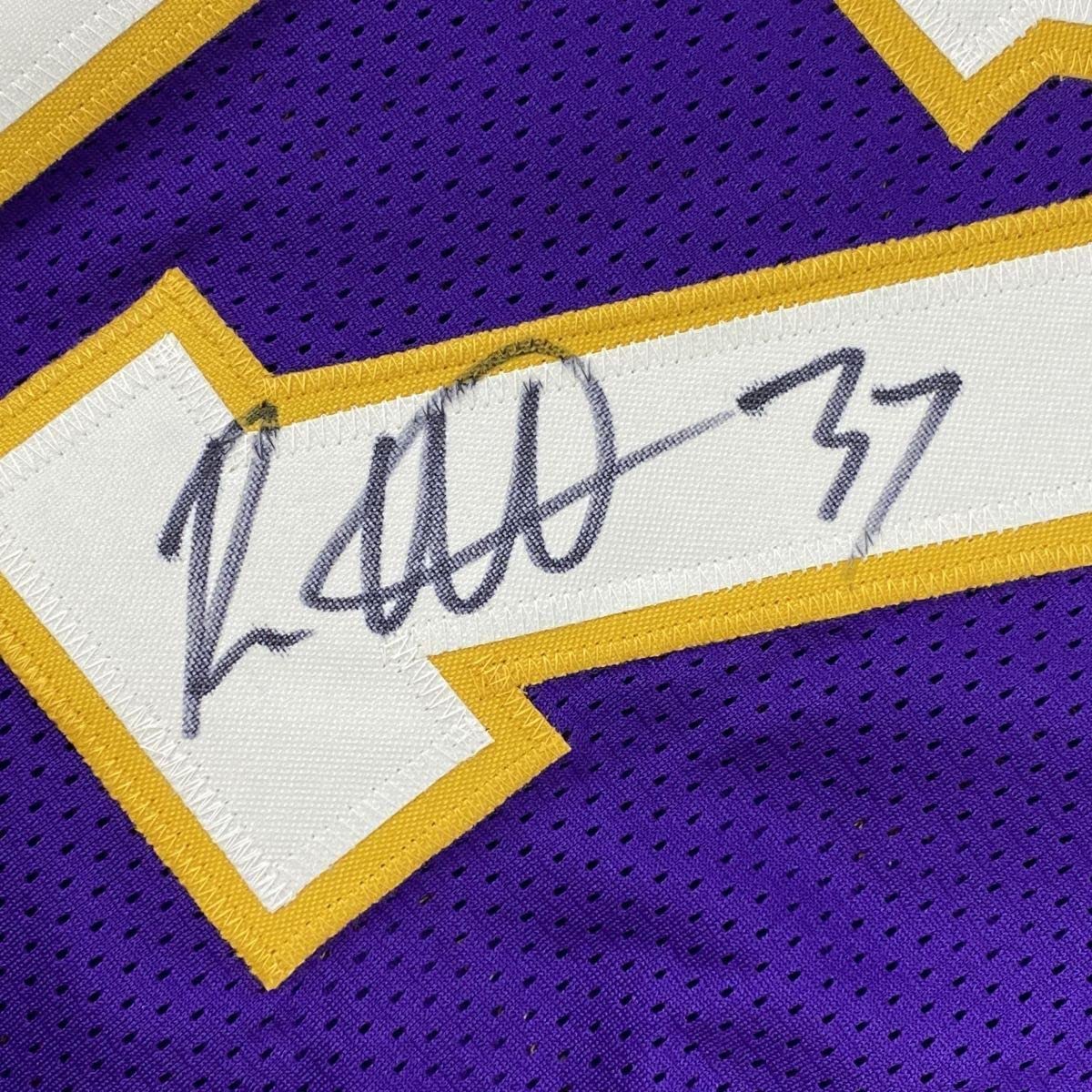 Framed Autographed/Signed Ron Artest 35x39 Los Angeles LA Purple Basketball Jersey PSA/DNA COA