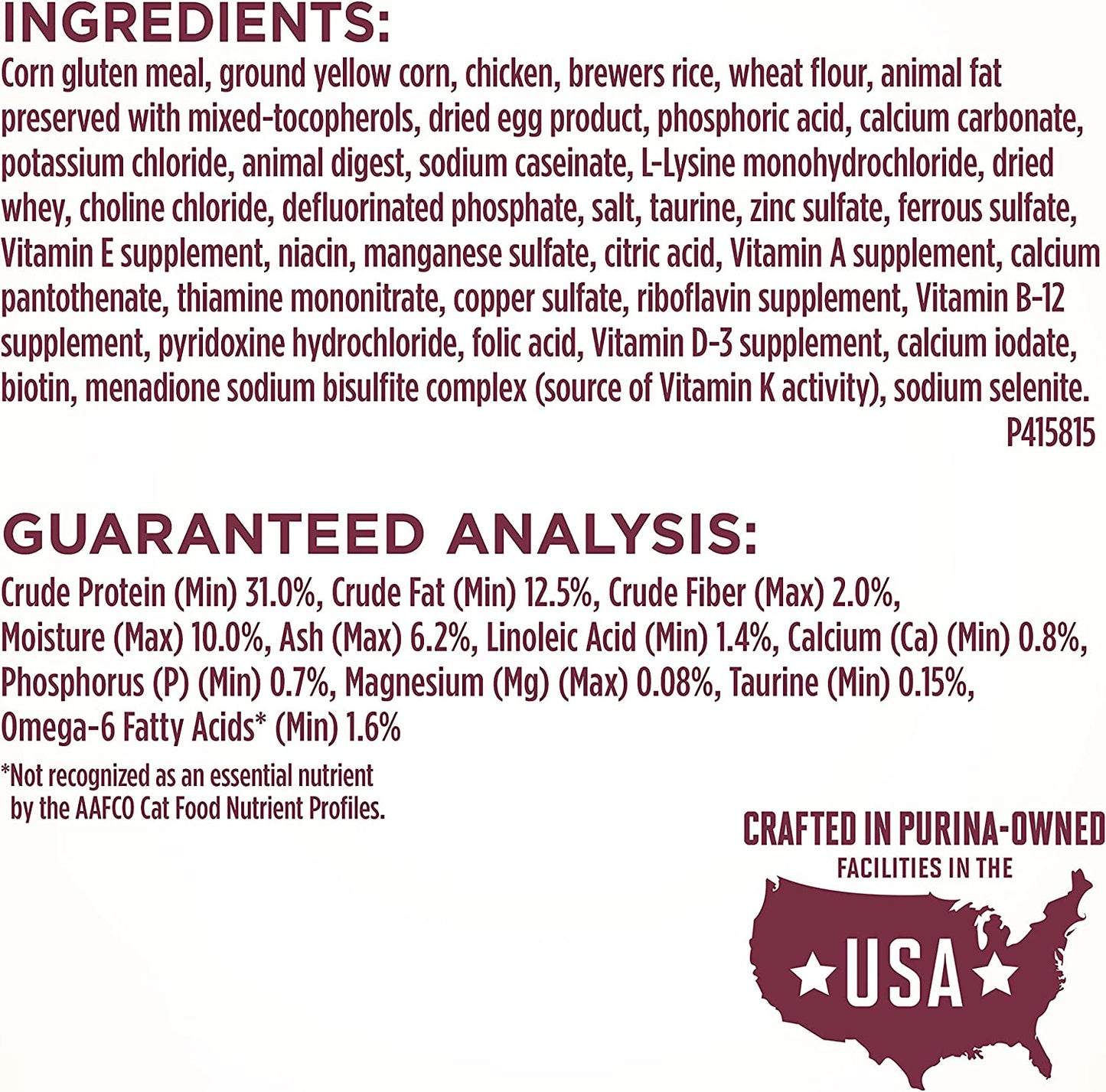 Purina ONE High Protein Dry Cat Food, +Plus Urinary Tract Health Formula - 22 lb. Bag