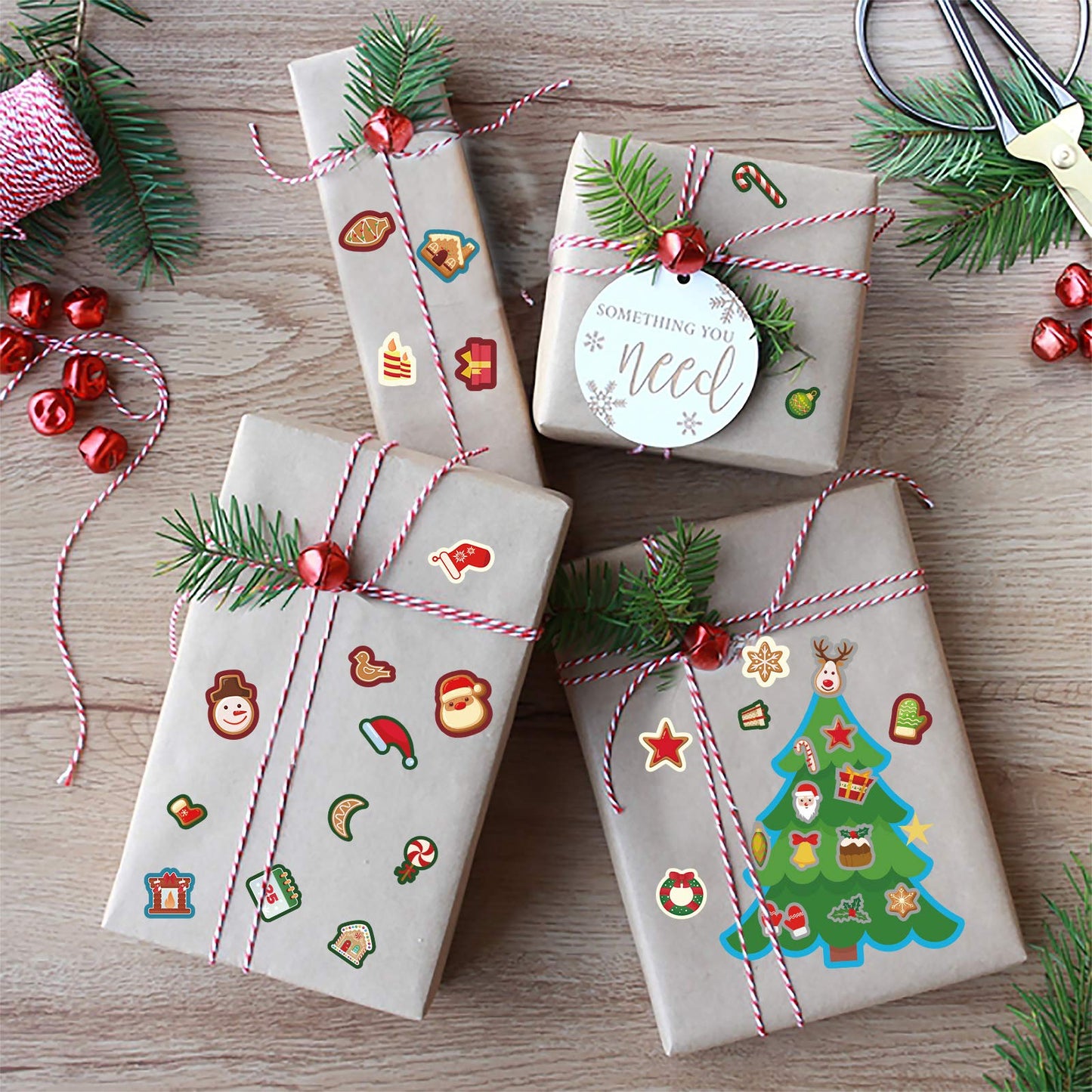 Christmas Stickers for Kids, 30 Sheets Make a Tree Stickers