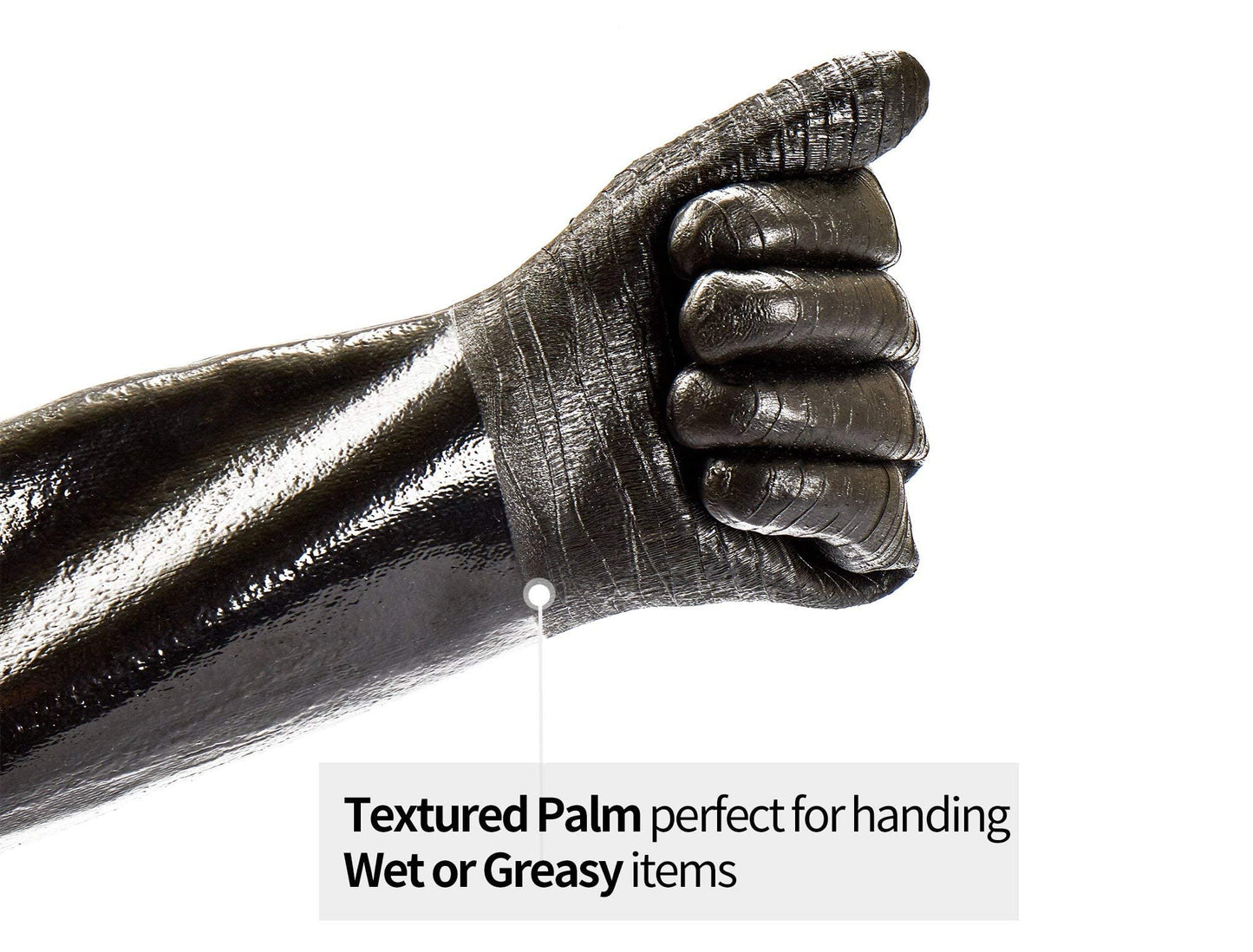Heat Resistant BBQ Grill Gloves: Oil Resistant Waterproof 14" Lenght 932°F -XL