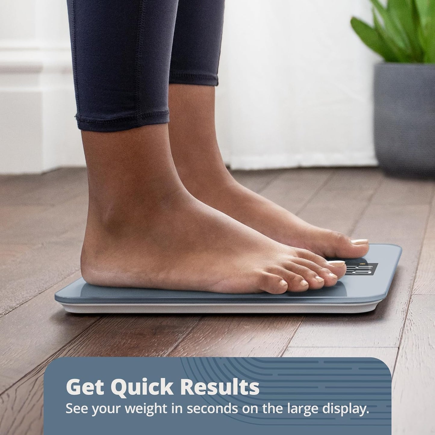Greater Goods AccuCheck Scale for Body Weight, Bathroom Scale, Designed in St Louis, Ash Grey