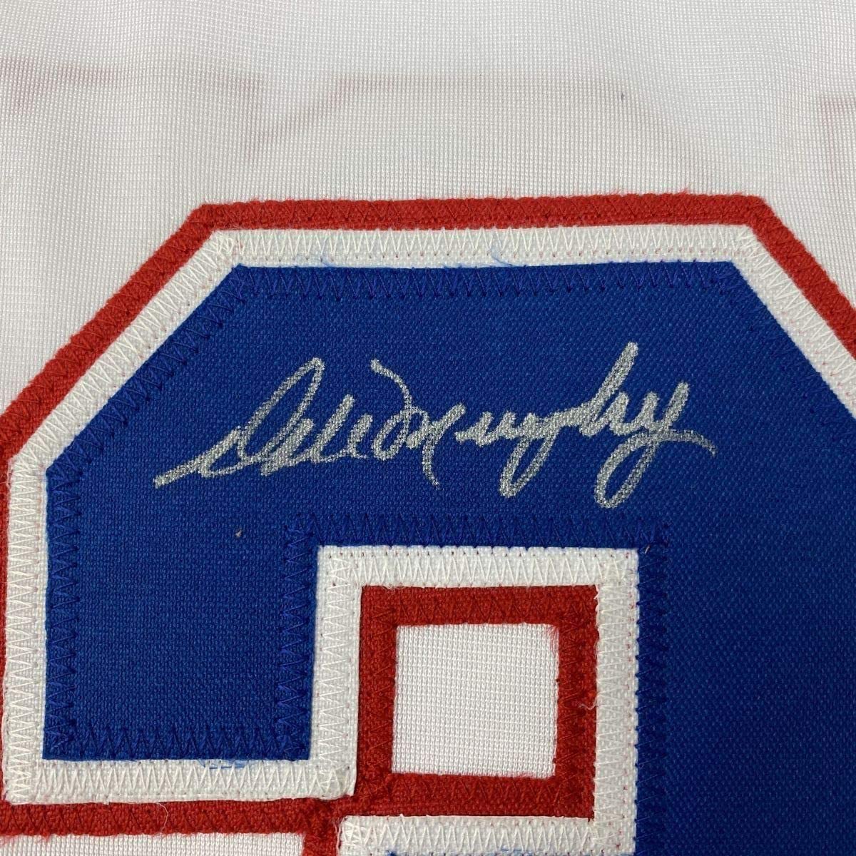 Framed Autographed/Signed Dale Murphy 35x39 Atlanta White Baseball Jersey PSA/DNA COA