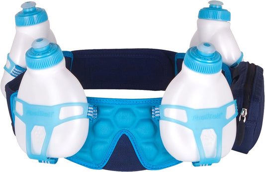 Helium 4-Bottle Custom Fit Belt, Blue (X-Large)