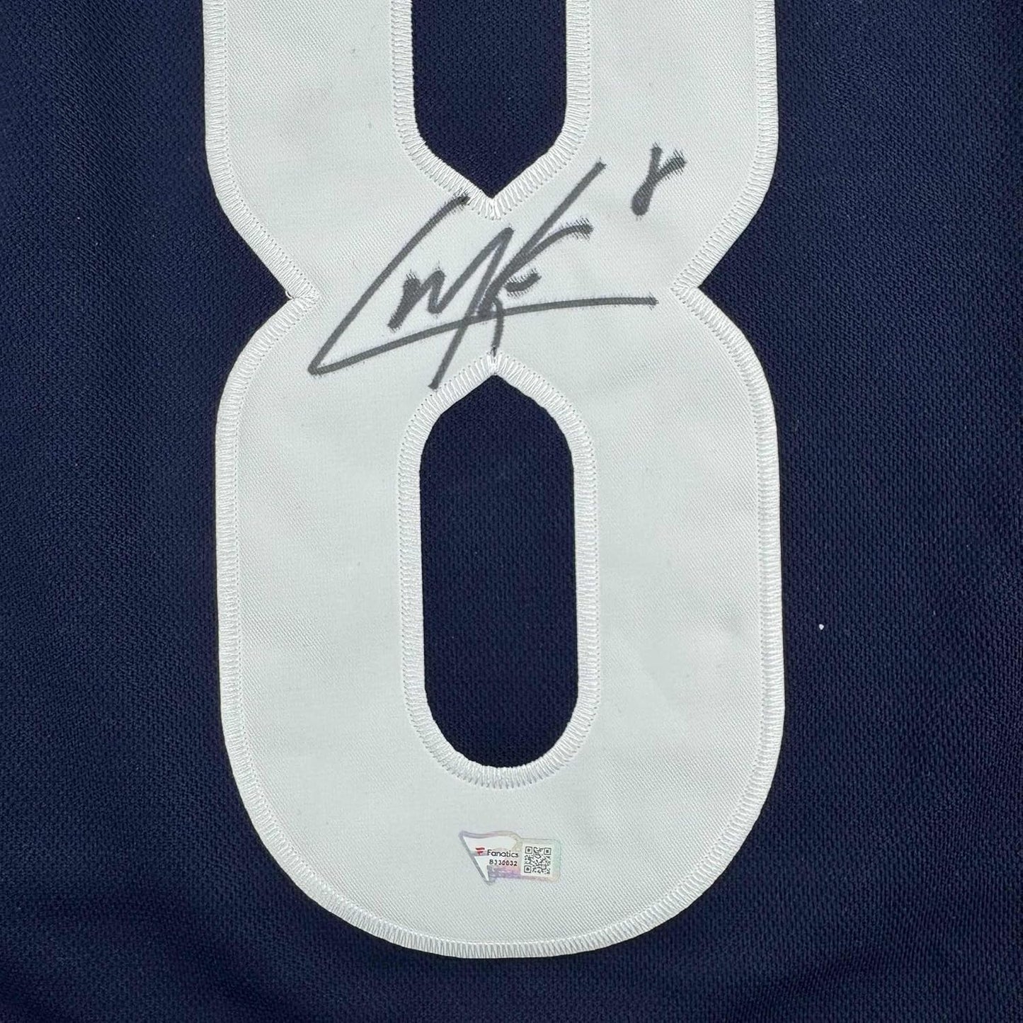 Framed Autographed/Signed Cale Makar 35x39 Colorado Avs Avalanche Blue Authentic Hockey Jersey Fanatics COA