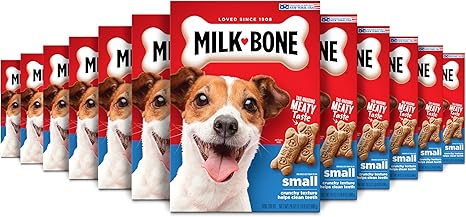 Milk-Bone Original Dog Treats Biscuits for Small Dogs, 24 Ounces (Pack of 12)