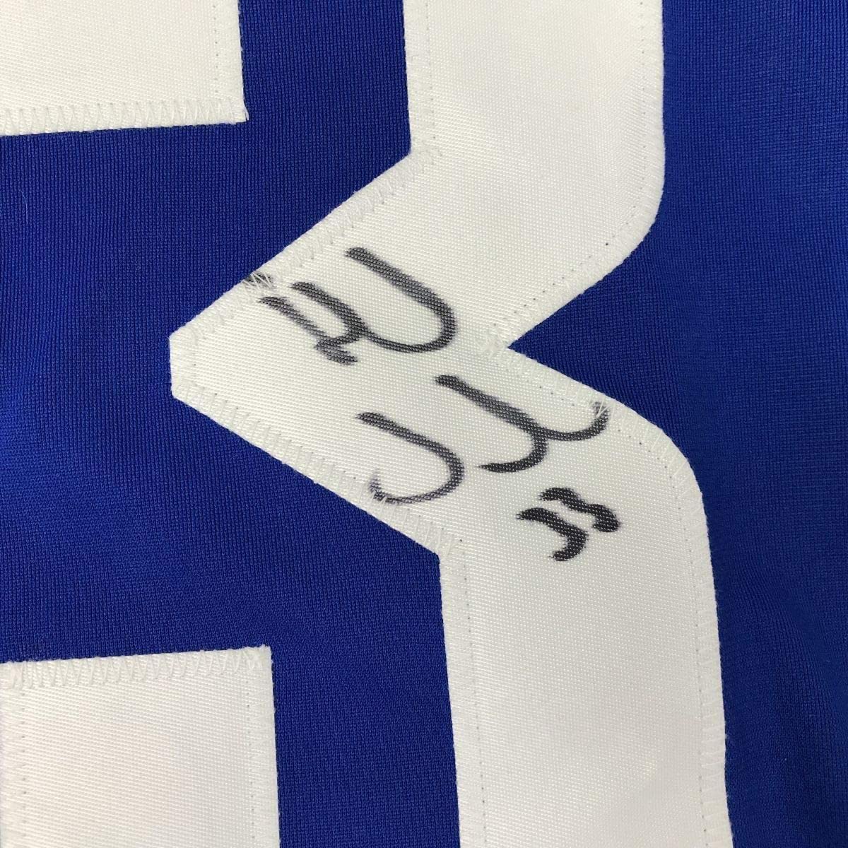 Framed Autographed/Signed Henrik Sedin 35x39 Vancouver Blue Hockey Jersey JSA COA Holo Only