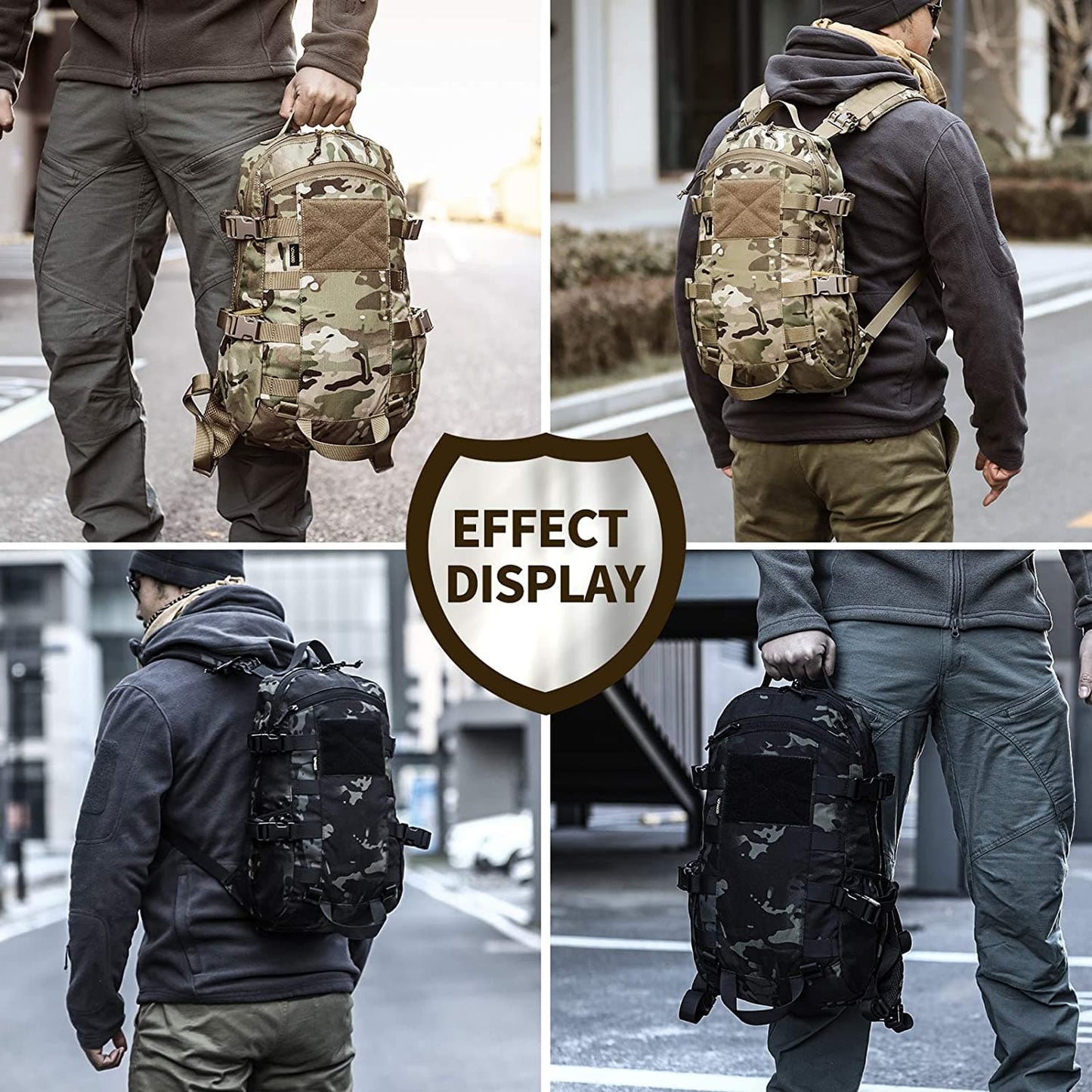 Tactical Military Outdoor Hiking Molle Rucksack Assault Pack