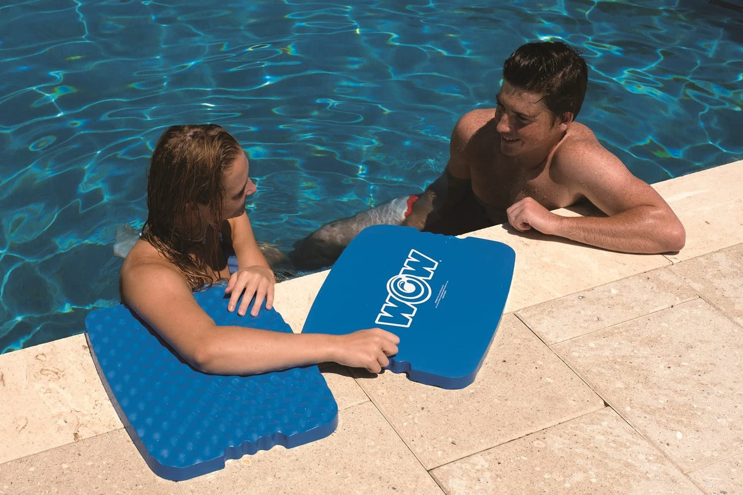 WOW Sports Foam Dipped Seats 2Pck Blue Wave (22-WFO-4079)