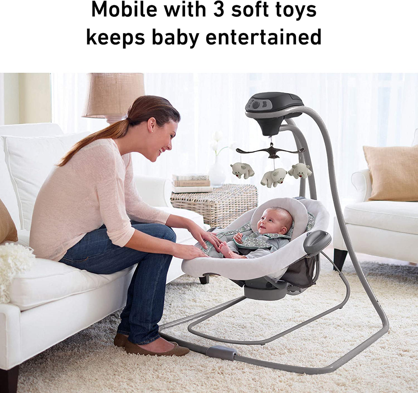Graco DuetConnect LX Swing and Bouncer, Redmond
