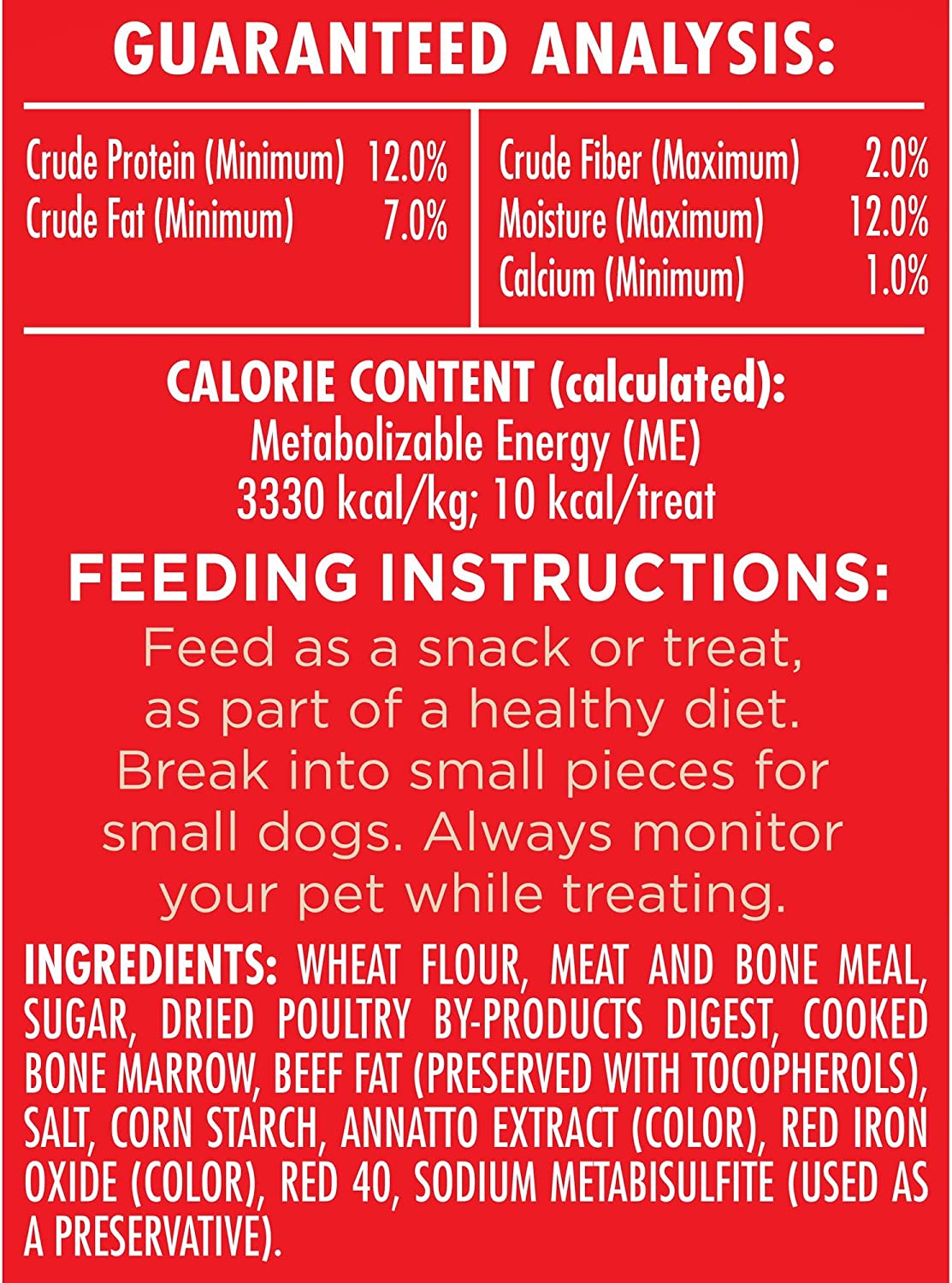 Milk-Bone MaroSnacks Dog Treats, Beef, 15 Ounce (Pack of 6)