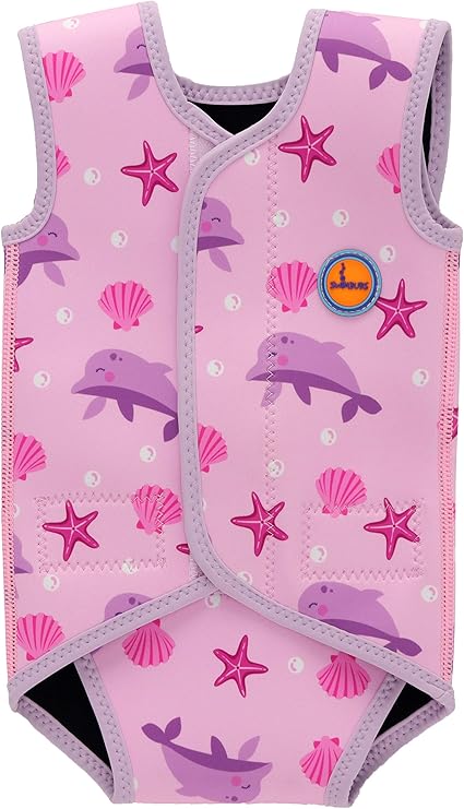 Baby Swimming Wrap Toddler Wetsuit Boys Warmsuit Girls UV Swimsuit