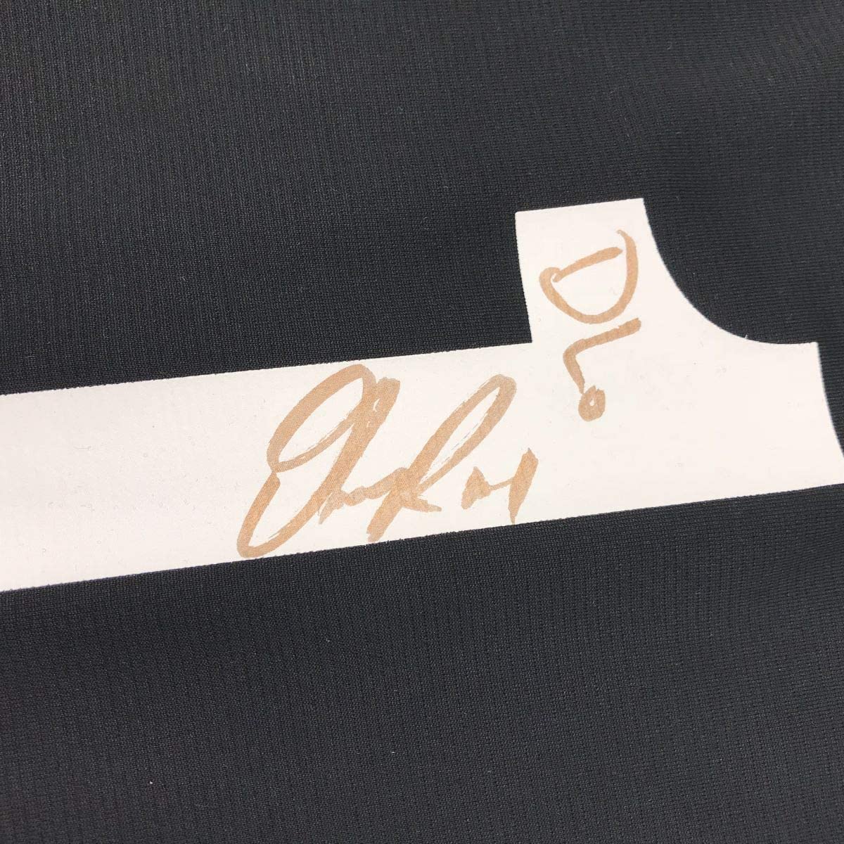 Autographed/Signed D'Angelo Russell DLo Brooklyn Black Basketball Jersey Athlete Holo COA