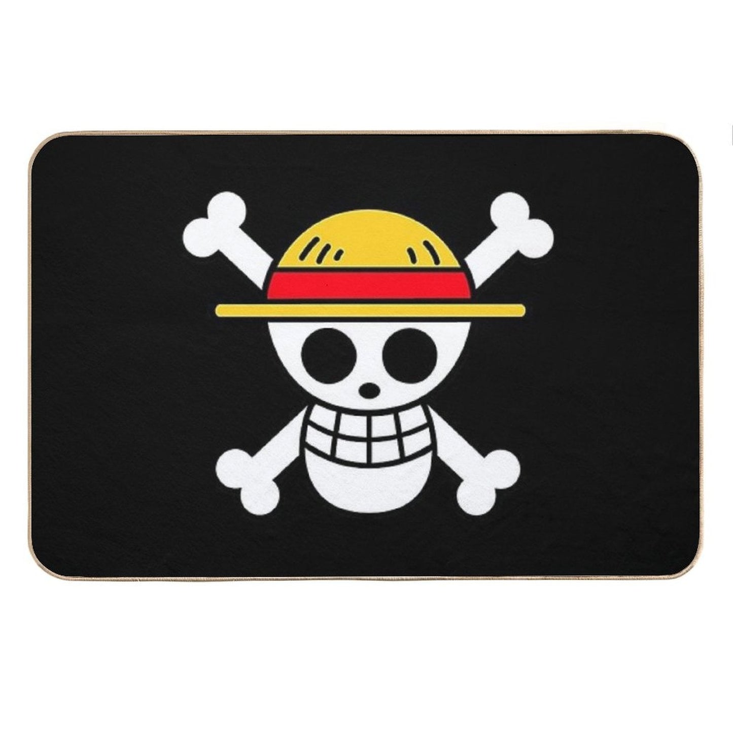 One Piece Mask Stickers Bath Mat