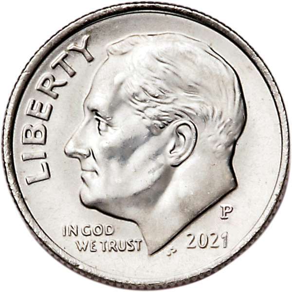 2021-P Roosevelt Dime MS60
