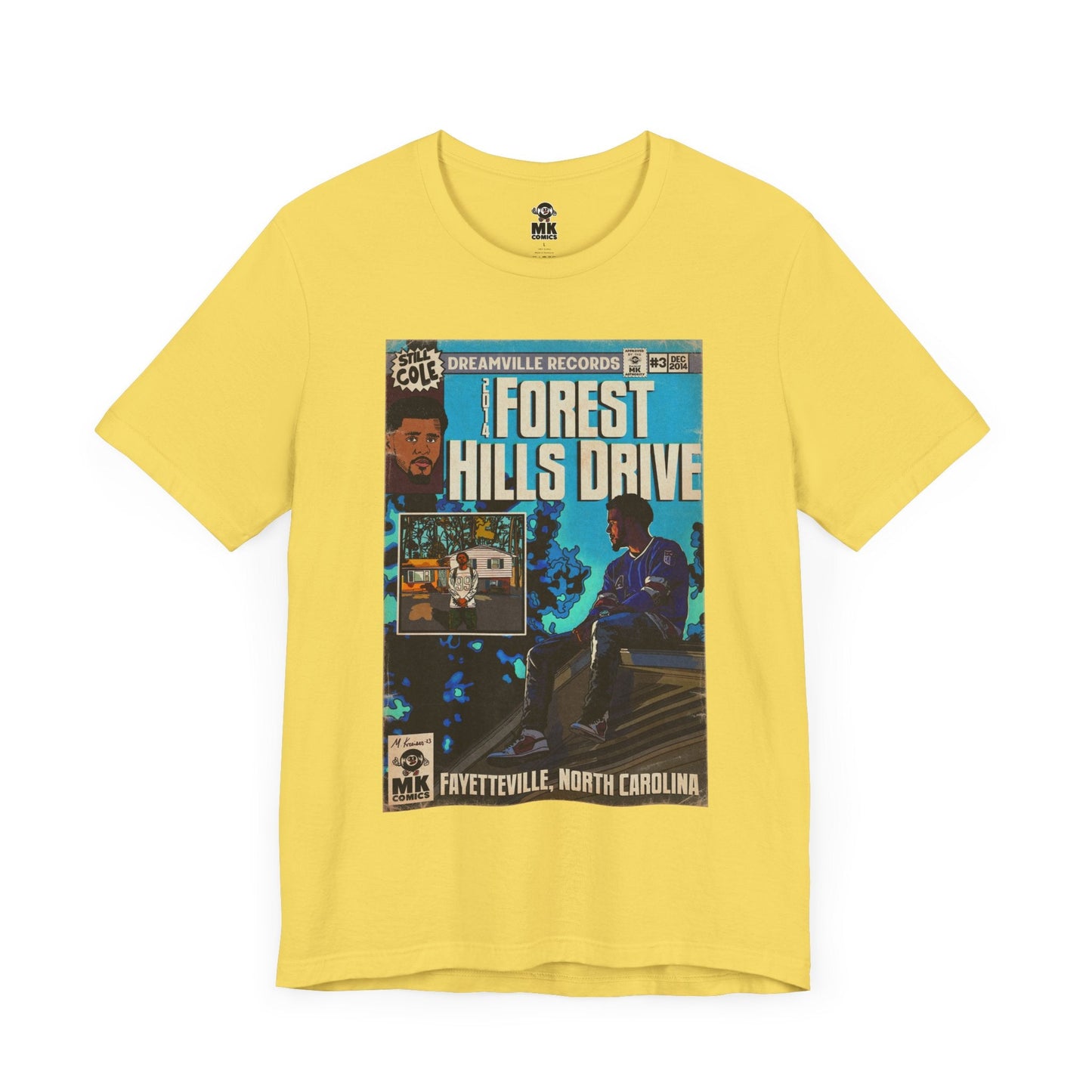 2014 Forest Hills Drive - Comic Book Art - Unisex Jersey Short Sleeve Tee