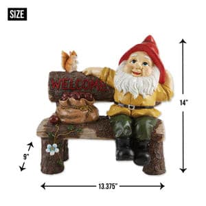 GARDEN GNOME GREETING SIGN