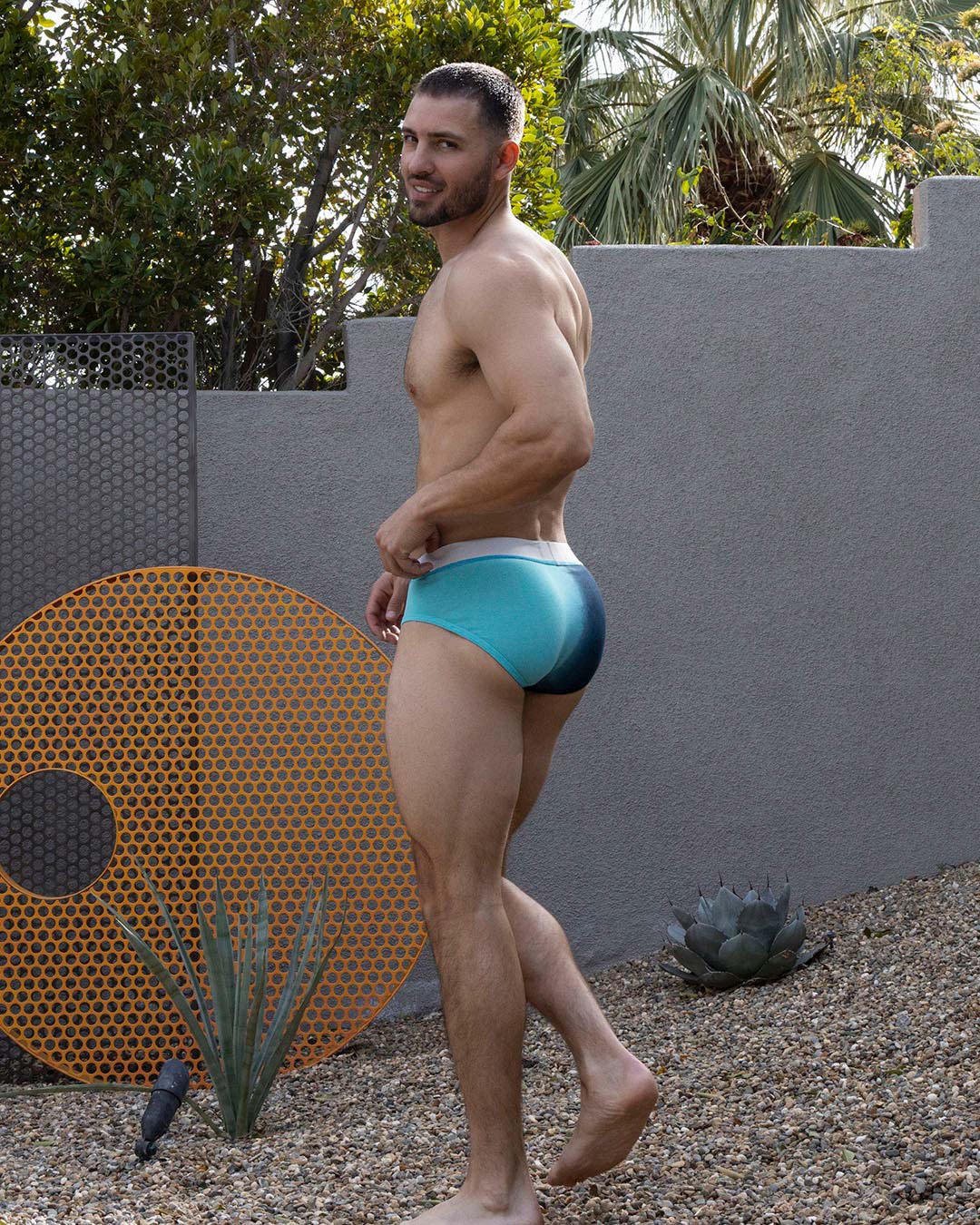 Dip Dye Low Rise Brief Storm Blue