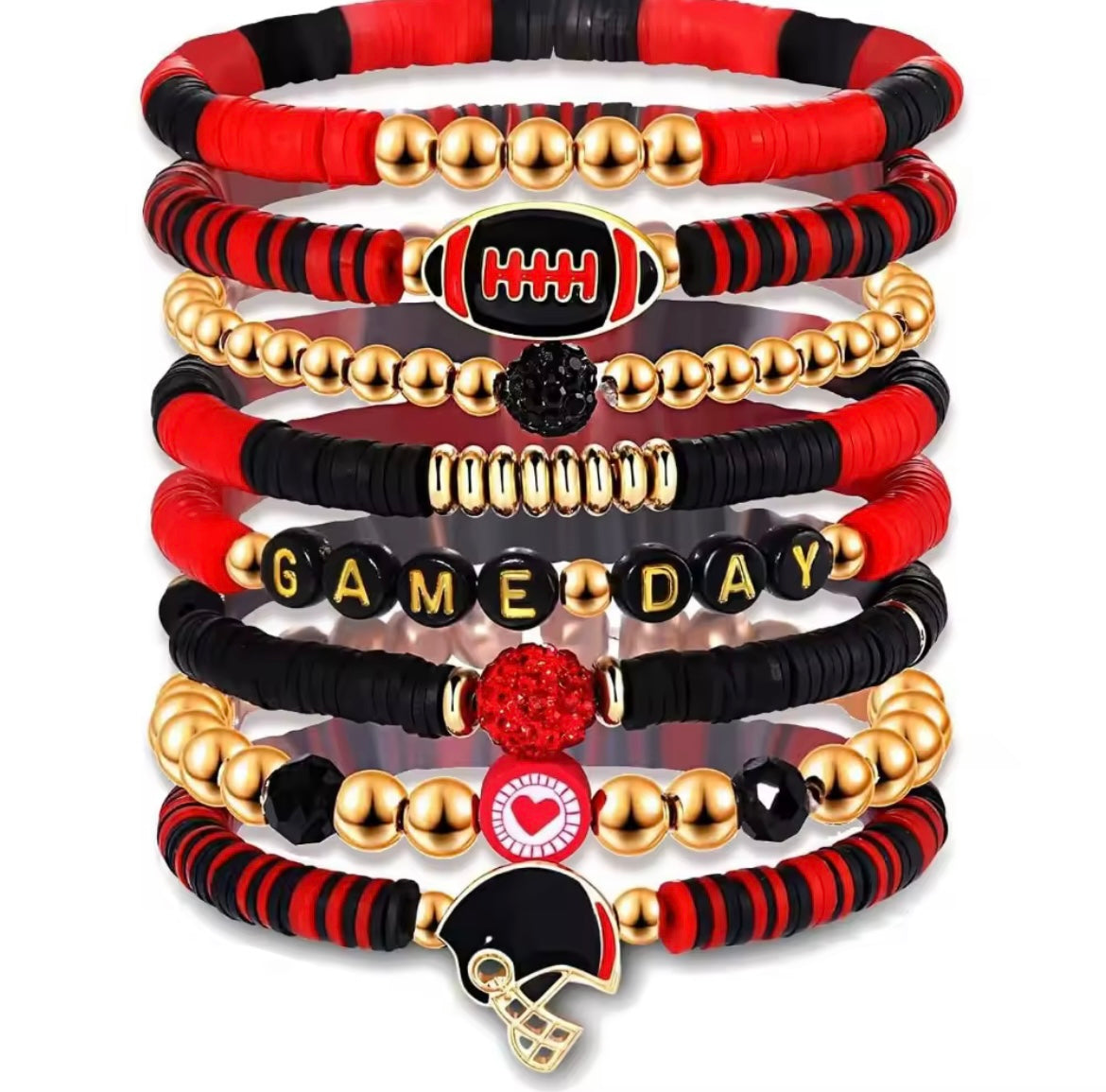 Game Day Wrist Stacks - Football