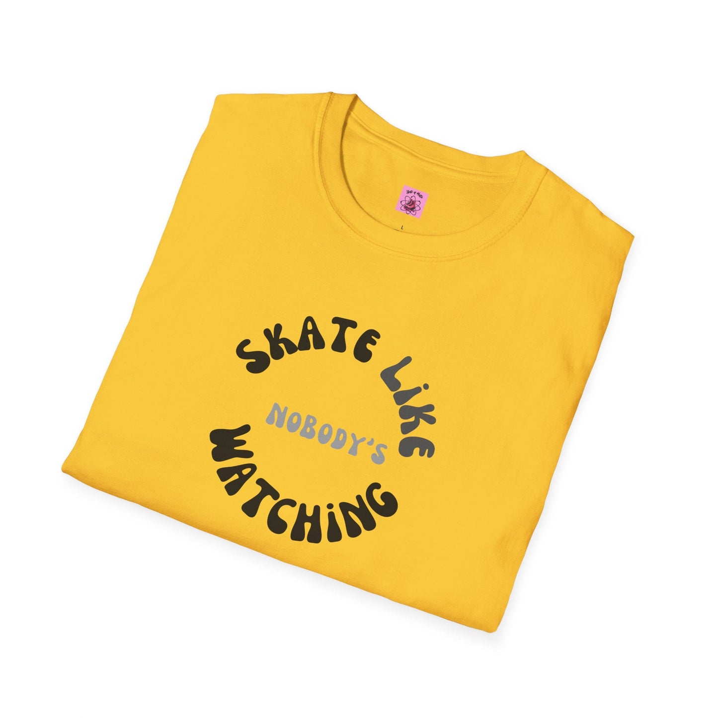 Monotone Skate Like Nobody's Watching Unisex T-Shirt