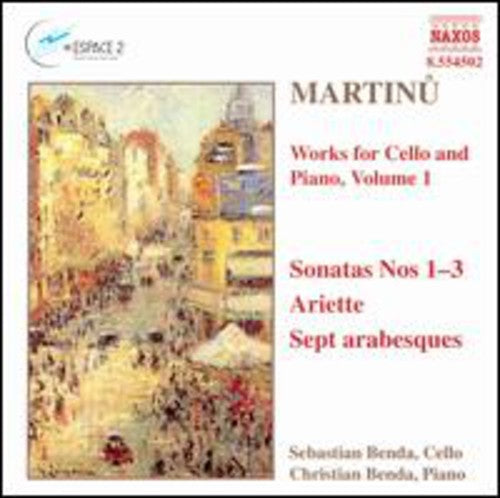 Martinu / Benda - Works For Cello And Piano 1 - Music CD