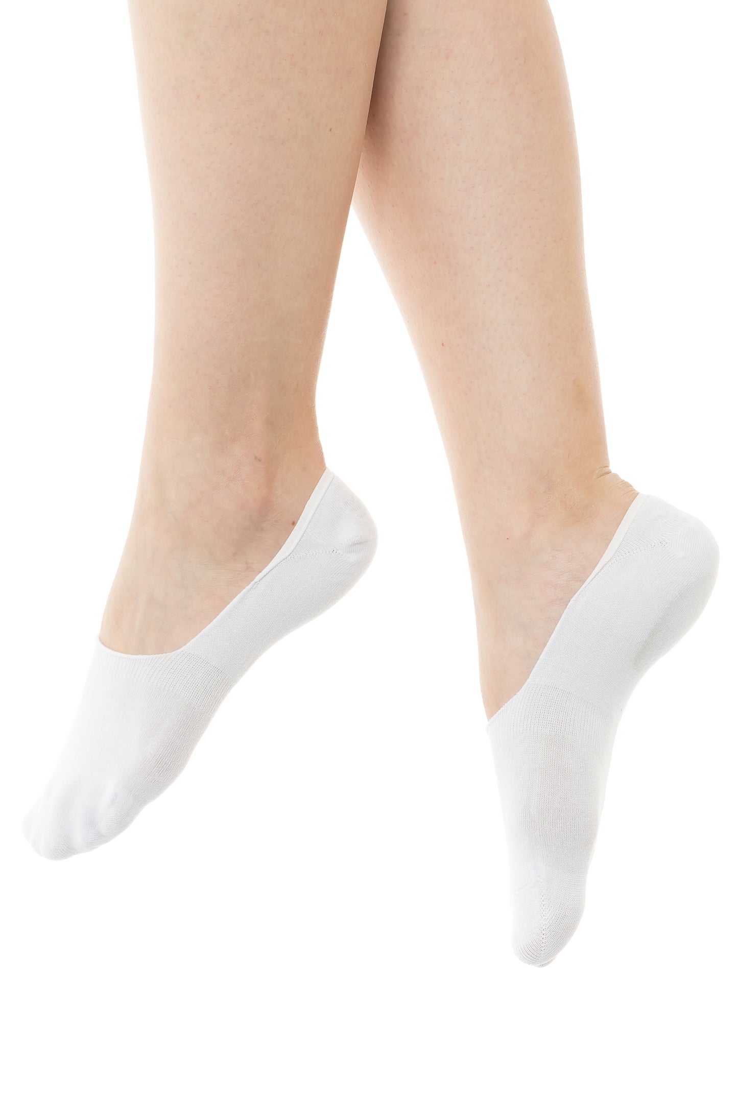 Women's Bamboo No Show Invisible Socks 6-Pack - 612