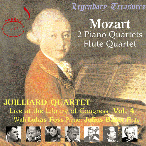 Mozart / Juilliard String Quartet - Live At The Library Of Congress 4 - Music CD