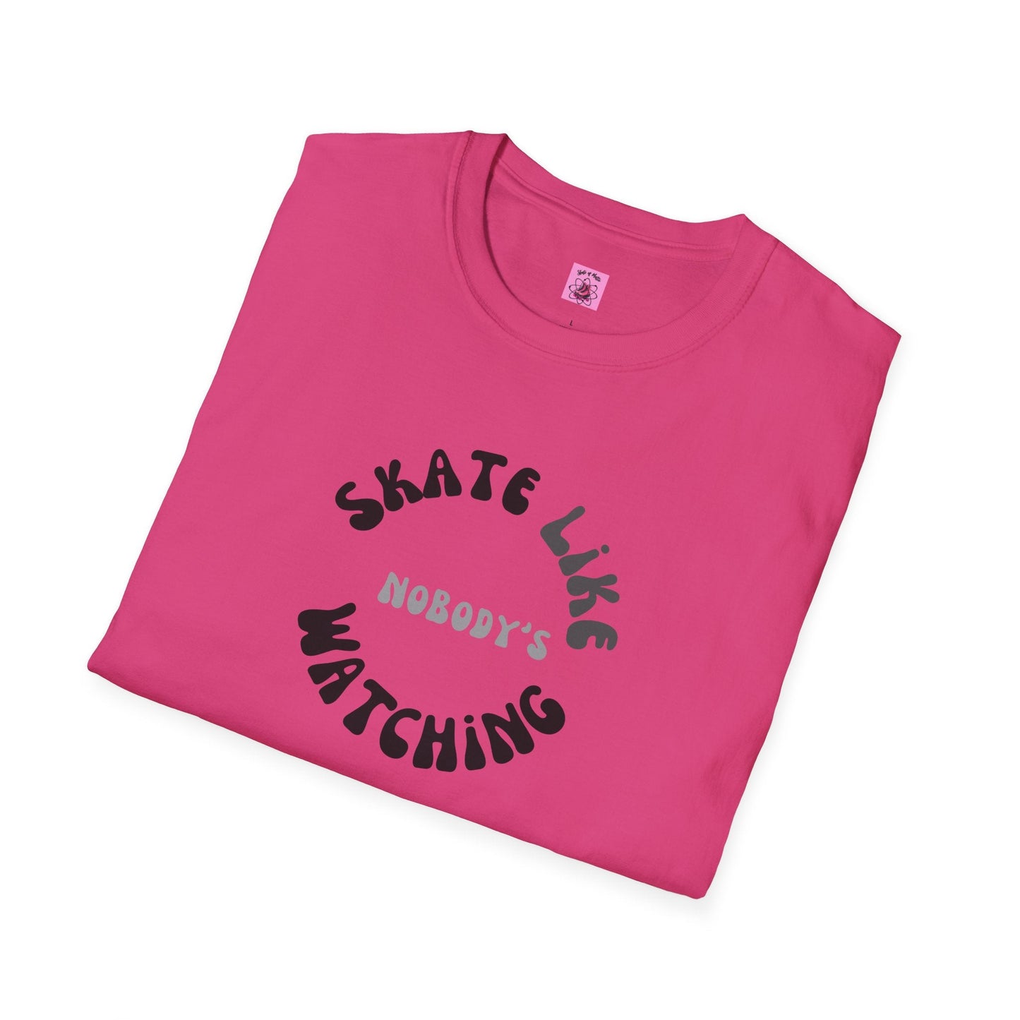 Monotone Skate Like Nobody's Watching Unisex T-Shirt