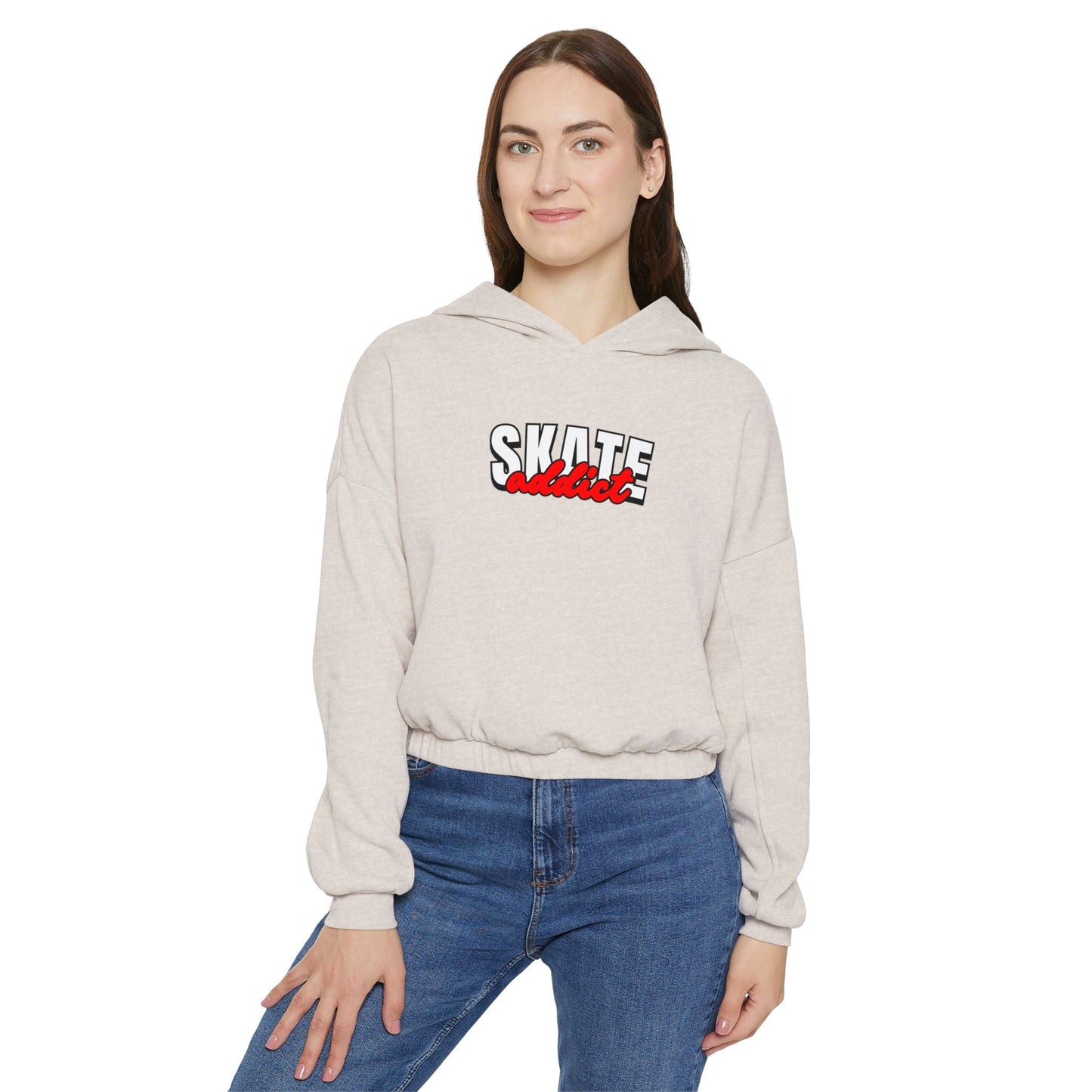 Women’s Cropped Skate Addict Sweatshirt